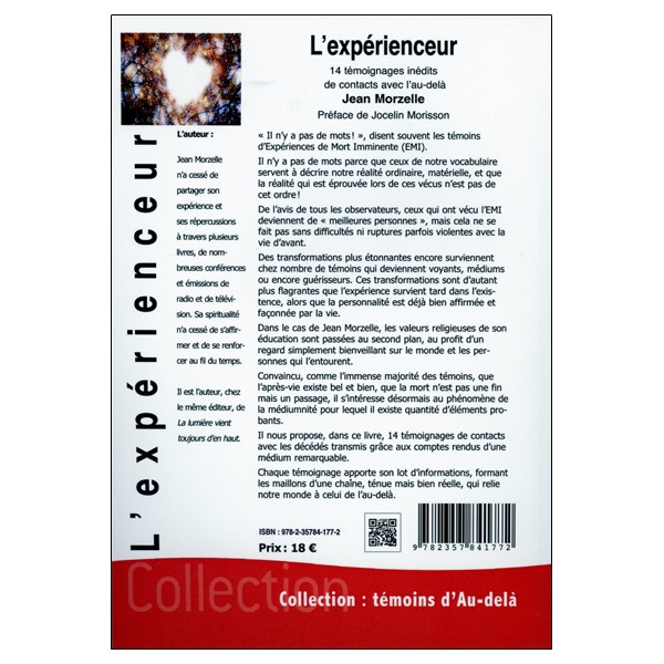 L'expérienceur - 14 témoignages inédits de contacts avec l'au-delà