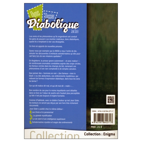 Ovnis - Dossier - Diabolique - Désinformation, délires paranoïaques, crop-circles, hommes en noir et enlèvements