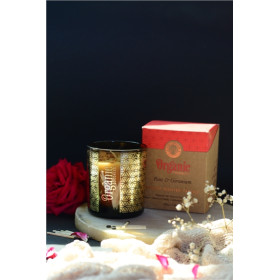 Bougie parfumée Organic Purification Rose et Géranium 200 grs