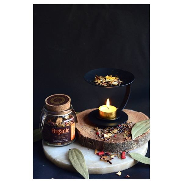 Encens Résine Organic Purification Mandarine et Laurier 100 grs