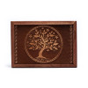 Boite à tarots en bois Arbre de Vie -- 17.5x13x6.5 cm