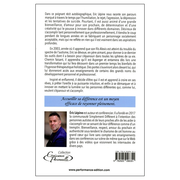 Simplement différent - Trouble du spectre de l'autisme - S'accomplir pour réussir !