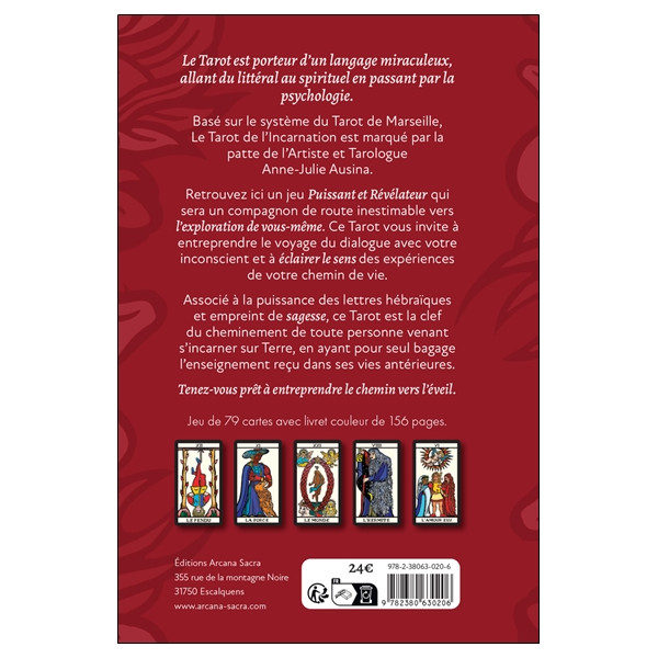 Tarot de l'incarnation - Tarot de Marseille