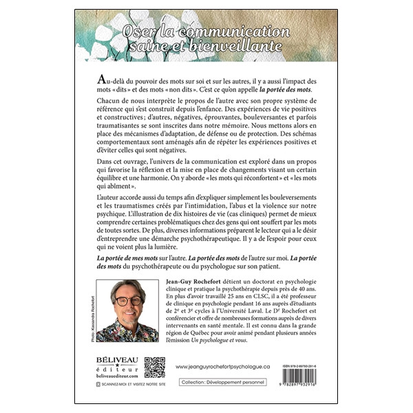 La portée des mots dans une vie