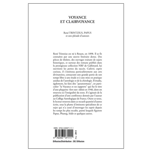Voyance et clairvoyance