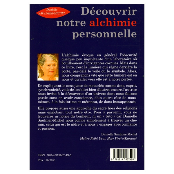 Découvrir notre alchimie personnelle