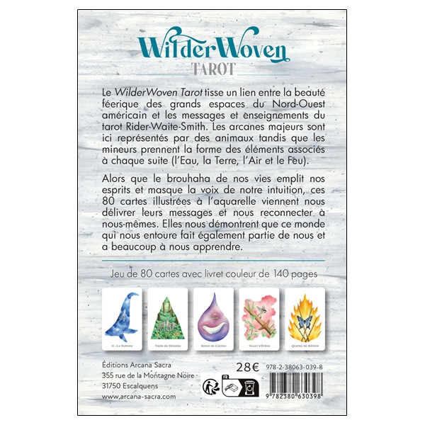 WilderWoven Tarot - Messages de la nature sauvage - Coffret