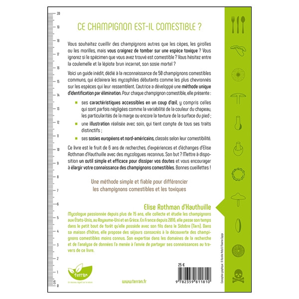 Ce champignon est-il comestible ? Le manuel de référence pour une identification rapide et sûre de 50 champignons comestibles