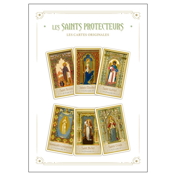 Les Saints protecteurs - Un livre & 56 images pieuses pour les invoquer - Coffret