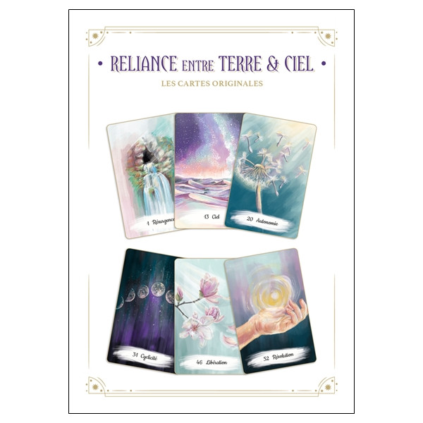 Reliance entre Terre & Ciel - Un livre et 52 cartes inspirantes - Coffret