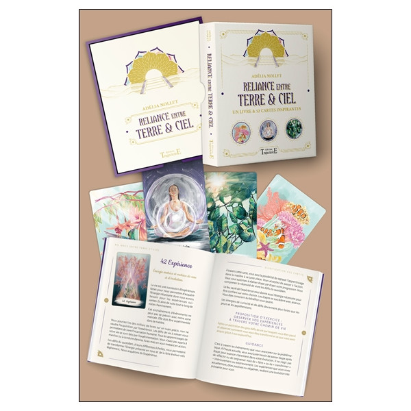 Reliance entre Terre & Ciel - Un livre et 52 cartes inspirantes - Coffret
