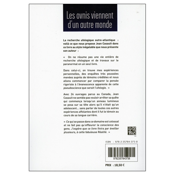 Les ovnis viennent d'un autre monde - Il faut se faire à l'idée !