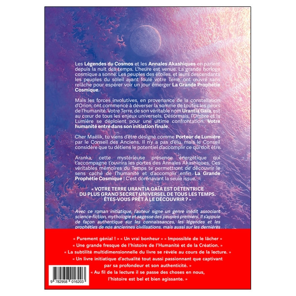 L'avènement d'Urantia Gaïa - La Grande Prophétie Cosmique Tome 1