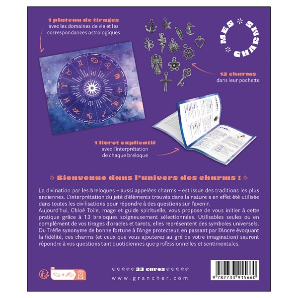 Mes charms - Apprendre la divination avec les breloques - Coffret