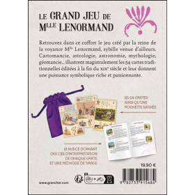 Le Grand Jeu de Mlle Lenormand - Les 54 cartes traditionnelles & 1 notice - Coffret