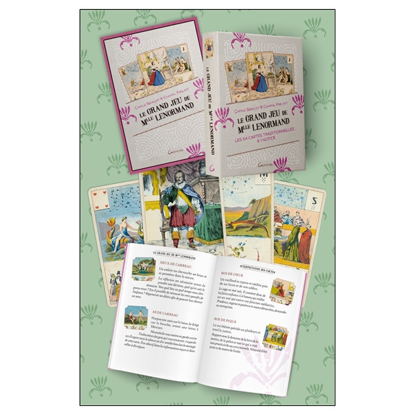 Le Grand Jeu de Mlle Lenormand - Les 54 cartes traditionnelles & 1 notice - Coffret