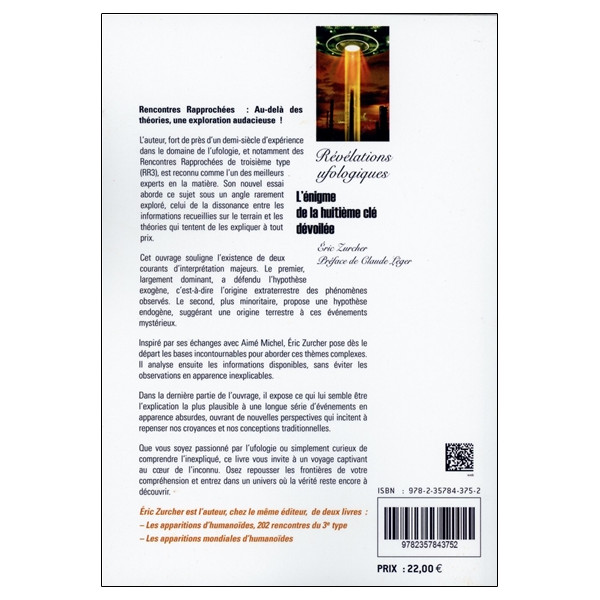 Révélations ufologiques - L'énigme de la huitième cle dévoilée