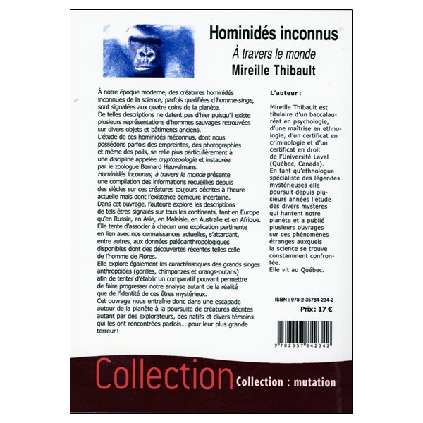 Hominidés inconnus - A travers le monde