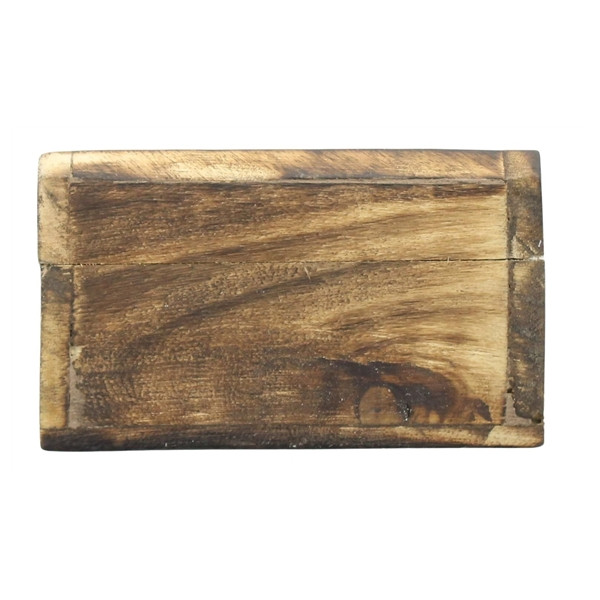 Boîte Porte-encens Cône en Bois de manguier Rectangulaire