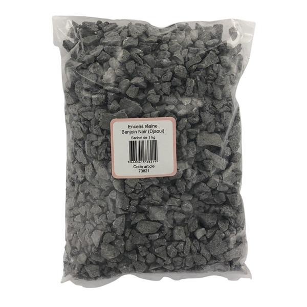 Encens résine Benjoin noir (Djaoui) - sachet de 1 kg