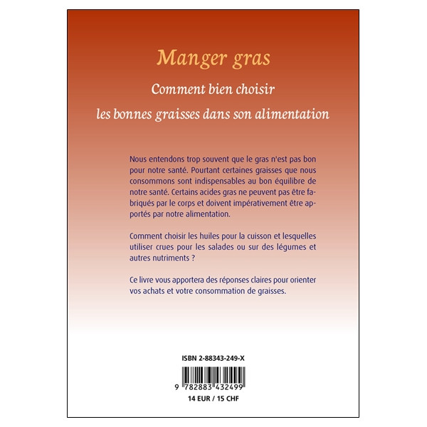 Manger gras - Comment bien choisir les bonnes graisses dans son alimentation