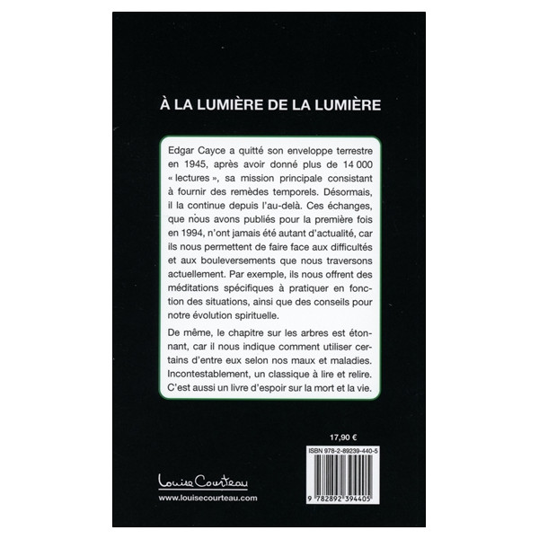Edgar Cayce - A la lumière de la lumière