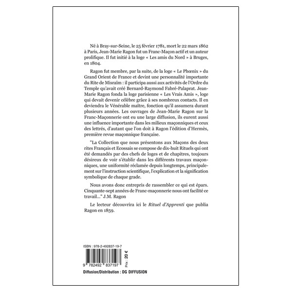 Rituel d'Apprenti (1859)