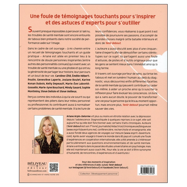 Tenir debout - 60 regards inspirants sur la santé mentale - Pistes bienveillantes pour vivre pleinement