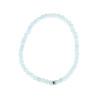 Bracelet Aigue-Marine Perles rondes 4 mm