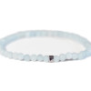 Bracelet Aigue-Marine Perles rondes 4 mm