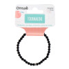 Bracelet Tourmaline Noire Perles rondes 4 mm