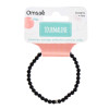 Bracelet Tourmaline Noire Perles rondes 4 mm