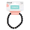 Bracelet Tourmaline Noire Perles rondes 8 mm