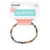 Bracelet Agate Multicolore Perles rondes 4 mm