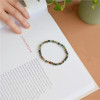 Bracelet Agate Multicolore Perles rondes 4 mm