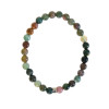 Bracelet Agate Multicolore Perles rondes 6 mm