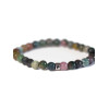 Bracelet Agate Multicolore Perles rondes 6 mm