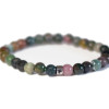 Bracelet Agate Multicolore Perles rondes 6 mm