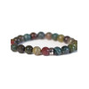Bracelet Agate Multicolore Perles rondes 8 mm