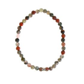 Bracelet Héliotrope Perles rondes 4 mm