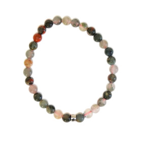 Bracelet Héliotrope Perles rondes 6 mm