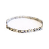 Bracelet Jaspe Dalmatien Perles rondes 4 mm