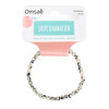 Bracelet Jaspe Dalmatien Perles rondes 4 mm