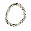 Bracelet Jaspe Dalmatien Perles rondes 8 mm