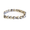 Bracelet Jaspe Dalmatien Perles rondes 8 mm
