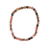 Bracelet Rhodonite Perles rondes 4 mm