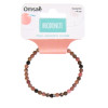 Bracelet Rhodonite Perles rondes 4 mm