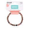 Bracelet Rhodonite Perles rondes 6 mm