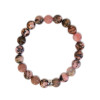 Bracelet Rhodonite Perles rondes 8 mm