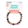 Bracelet Rhodonite Perles rondes 8 mm